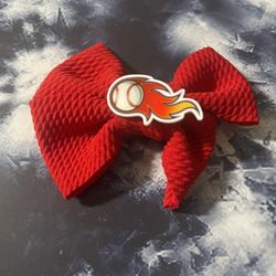 Baseball Hair Bow