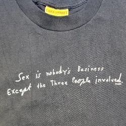 VTG Threesome T-shirt Size XL