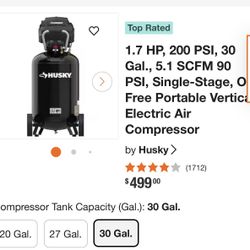 Husky Air Compressor 