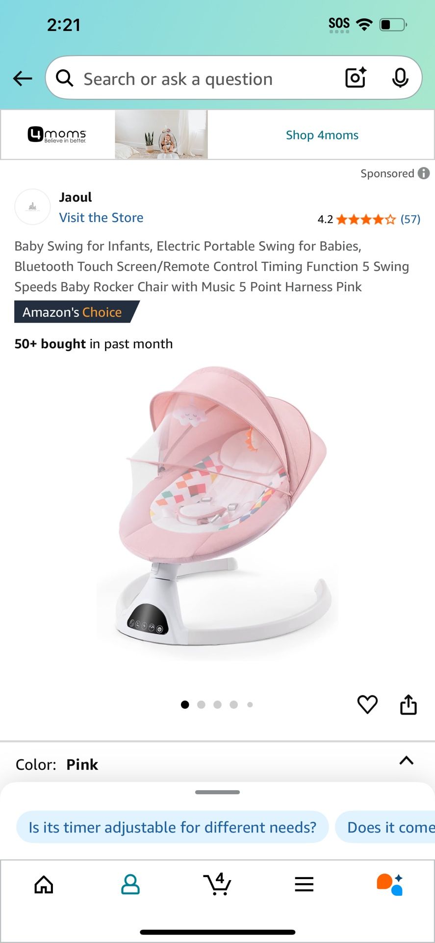 Baby Swing For Girl