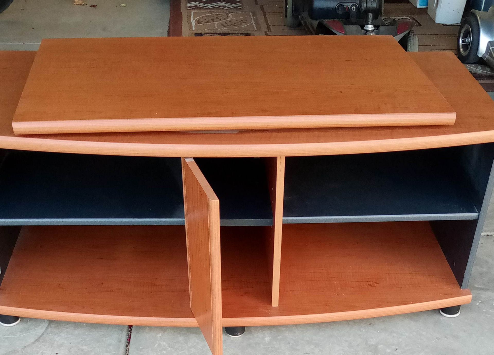 48-in swivel TV stand.