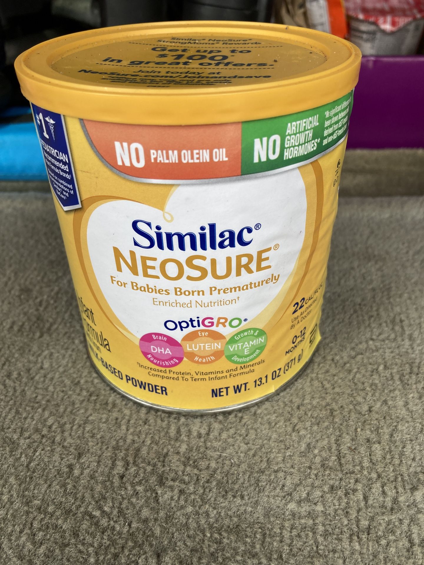 Similac 12.1 Oz Neosure 22 Calories Infant Formula