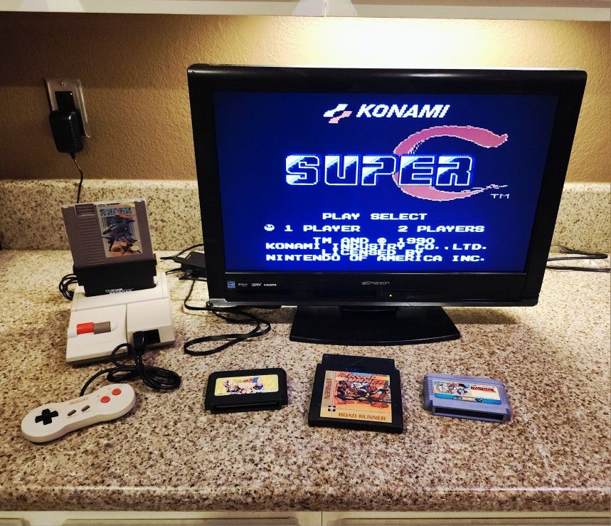 Top Loader Nintendo Nes / Famicom with AV Output Upgrade for $$$