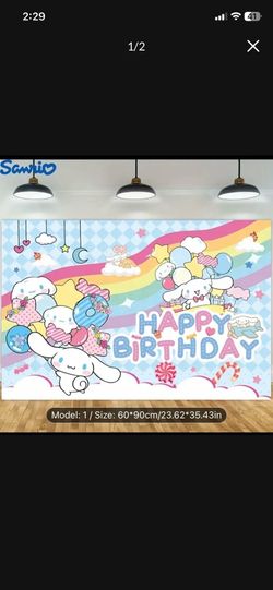 Sanrio backdrop