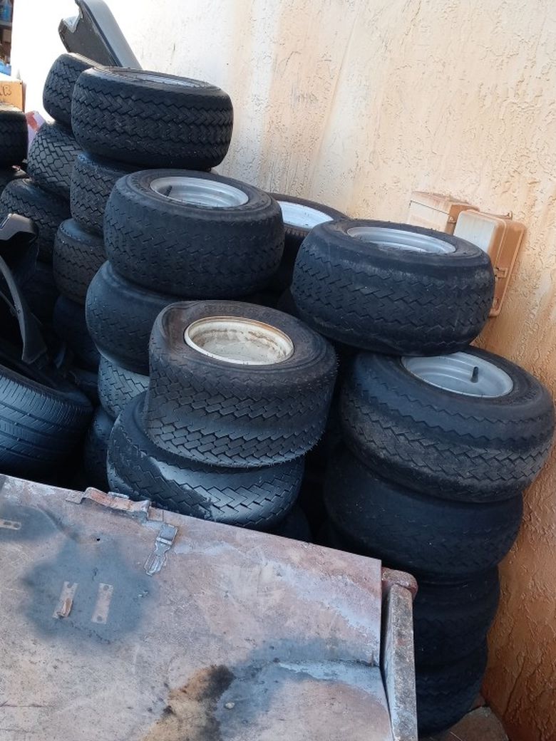 Golf Cart Wheels Complete Good Condition