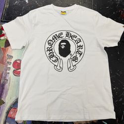 chrome hearts x bape size L