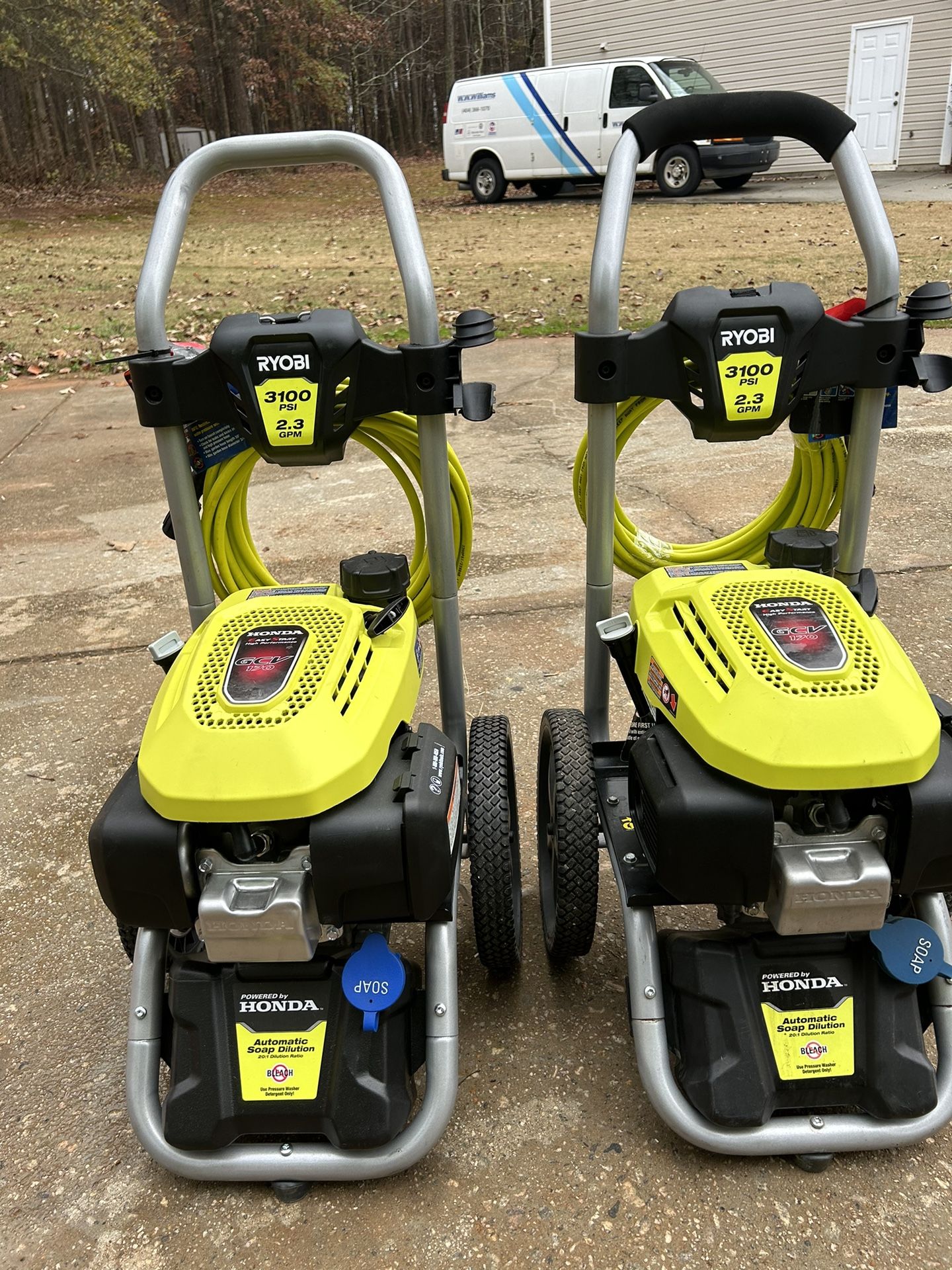 2 New Pressure Washers 