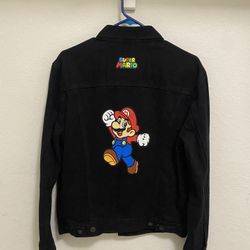 Levi Super Mario Jean Jacket Size Medium -Never Worn