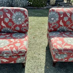 2 Paisley Chairs 