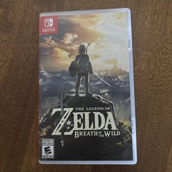 Breath of the Wild Legend of Zelda Switch game
