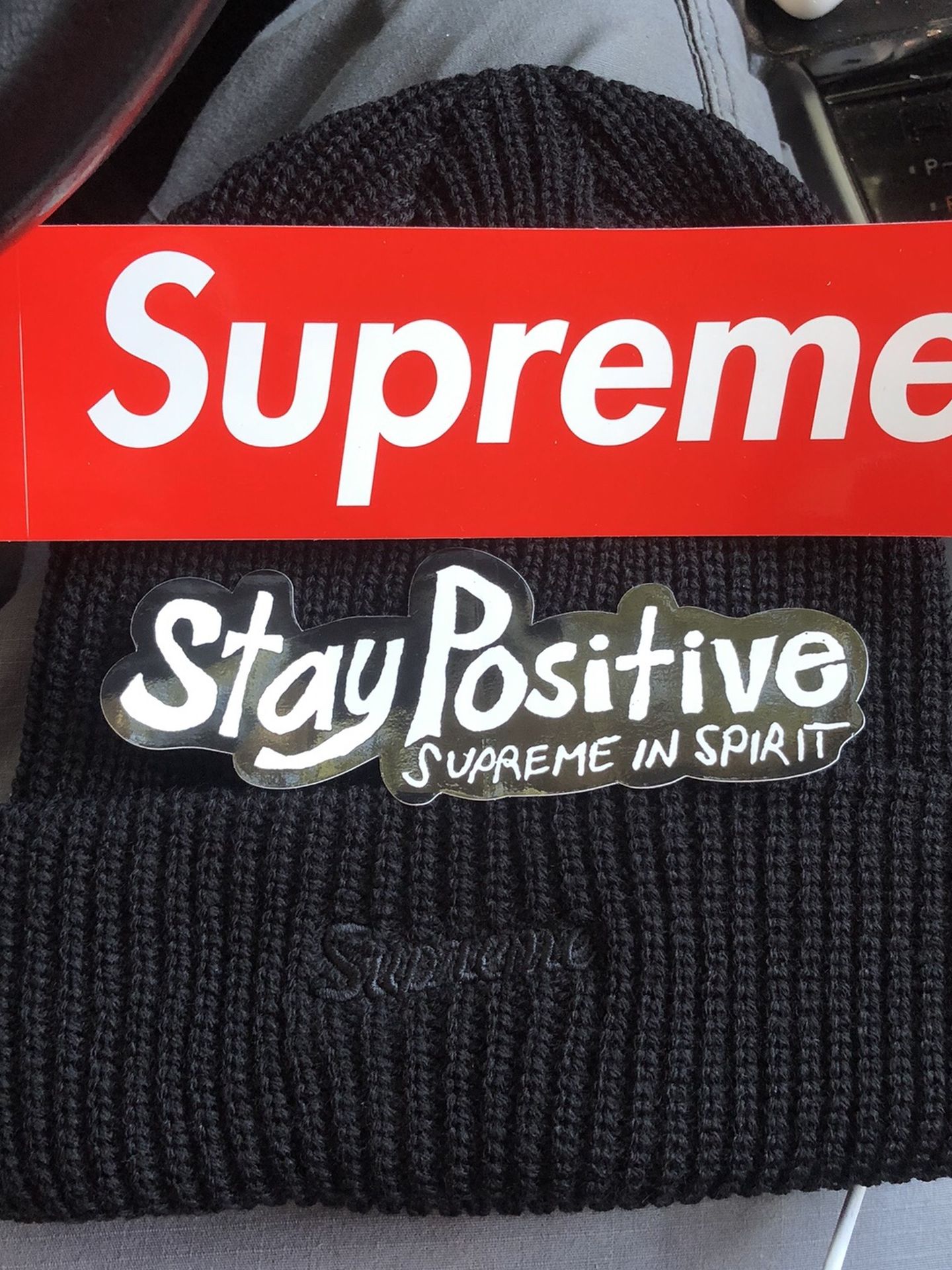 Supreme Loose Gauge Beanie (FW20) Black.