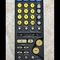 Original Denon RC-977 Remote Control Black AV Receiver System OEM Tested