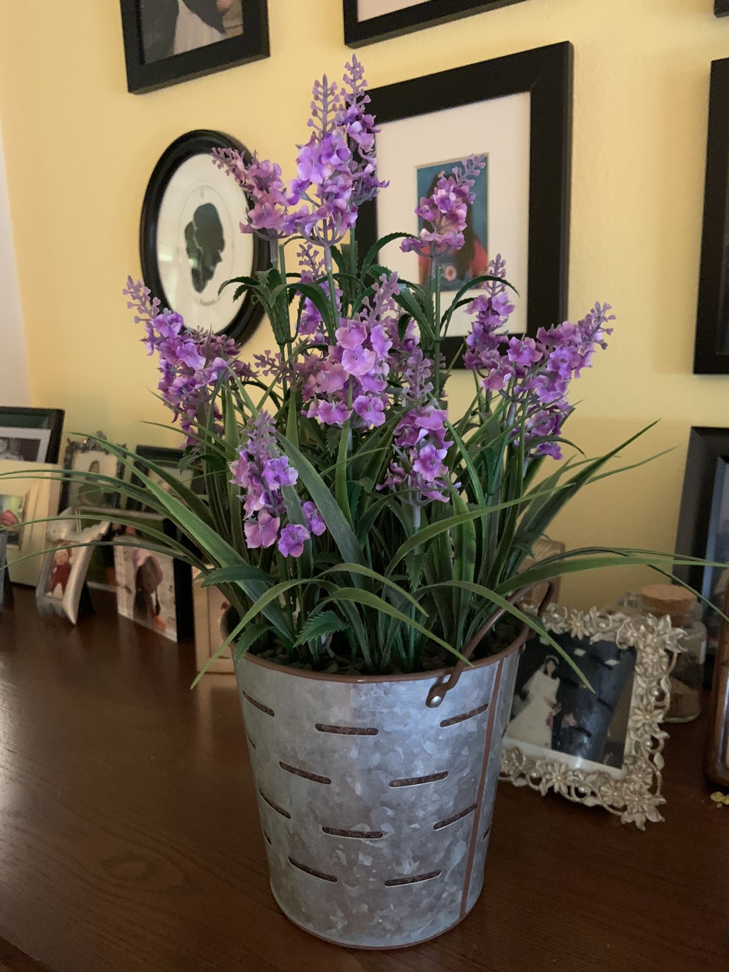 Fake lavender plant