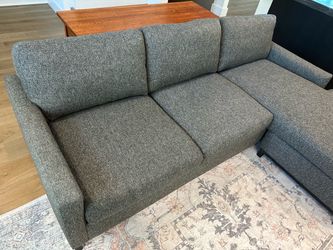 PRICE REDUCED-Room & Board Stevens 91” Sofa with Reversible Chaise