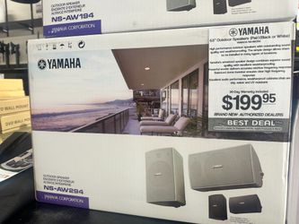 BRAND NEW- AUTHORIZED DEALER!!! Yamaha NS-AW294 Outdoor Speakers (White or Black)