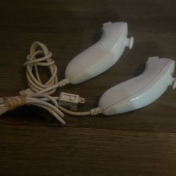 Nintendo Wii White Nunchuck Controller
