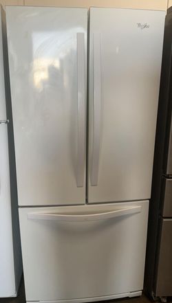 Whirlpool 3-Door 33" White Refrigerator Fridge
