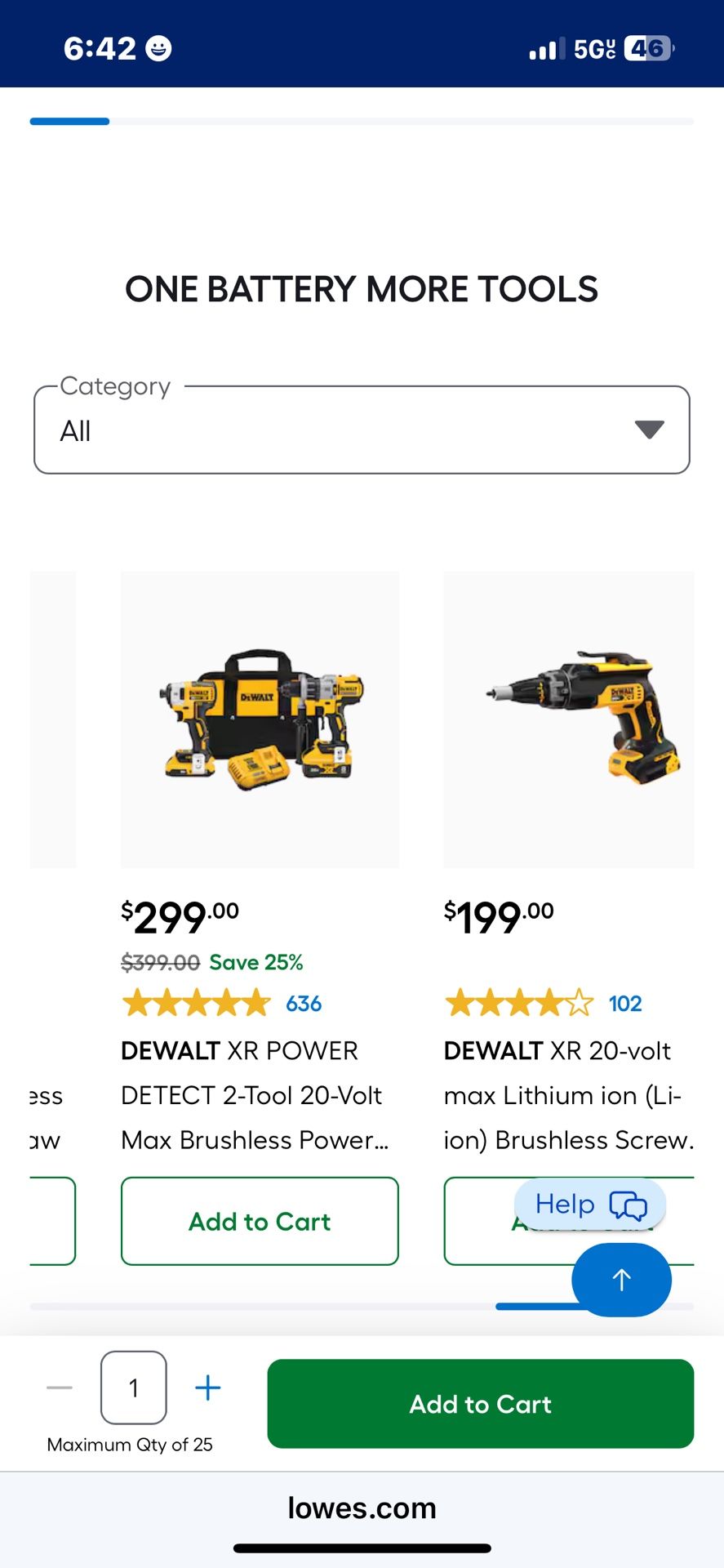 DeWalt tools