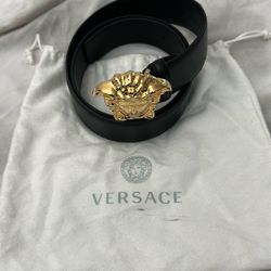 Versace Belt With OG Bag 