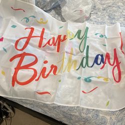 Colorful Happy Birthday Banner