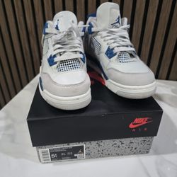 Jordan 4 Military Blue Size 5y