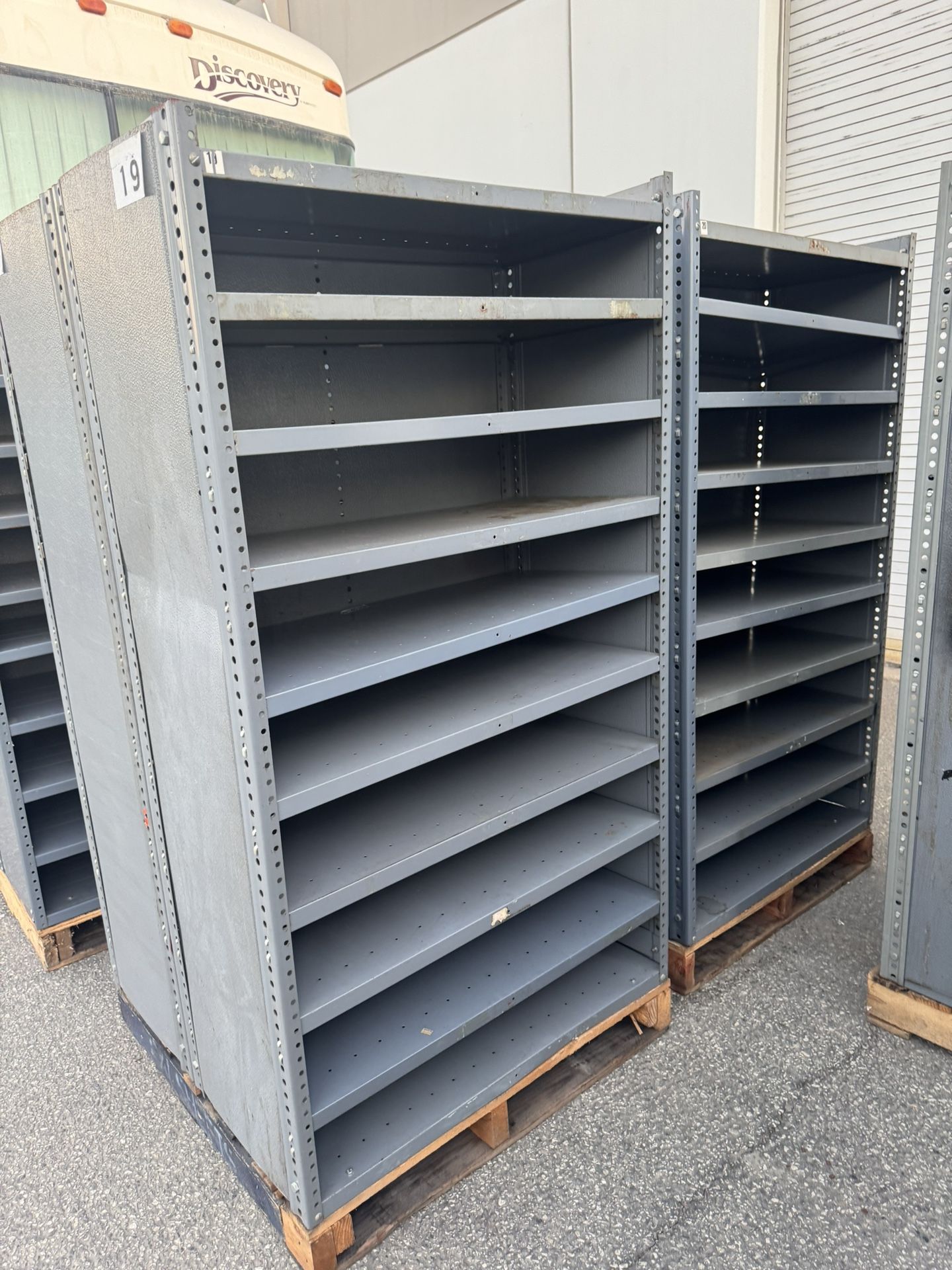 Metal Storage Shelves Shelf Inventory Warehouse Organizations 65” X 18” X 36”