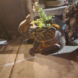 Planter With Plant