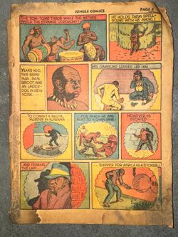 Jungle Comics #3 1940 1st King Broot Kaanga Golden Age Coverless Pages 3-60