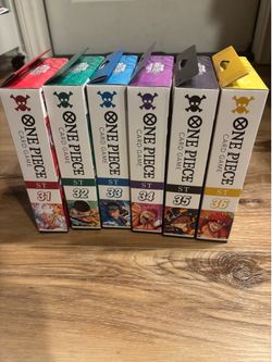 One Piece TCG Starter Decks ST-31 through ST-36