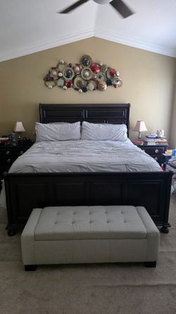 Wood King Size Bed Frame