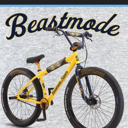 SE Bikes Beastmode Ripper 27.5”+ BMX Bike Yellow