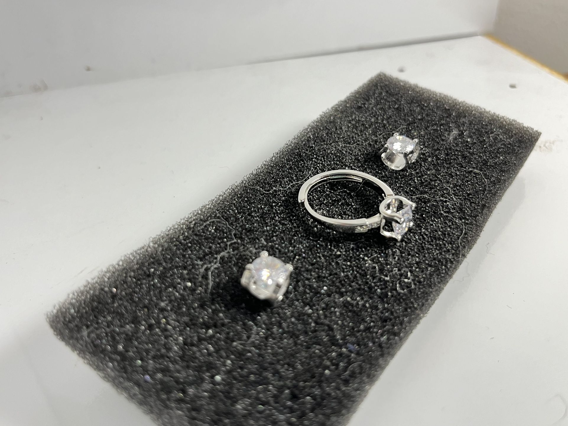 Solitude Ring And Earrings