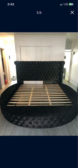 Cal King  Bed Frame With Power USB Ports