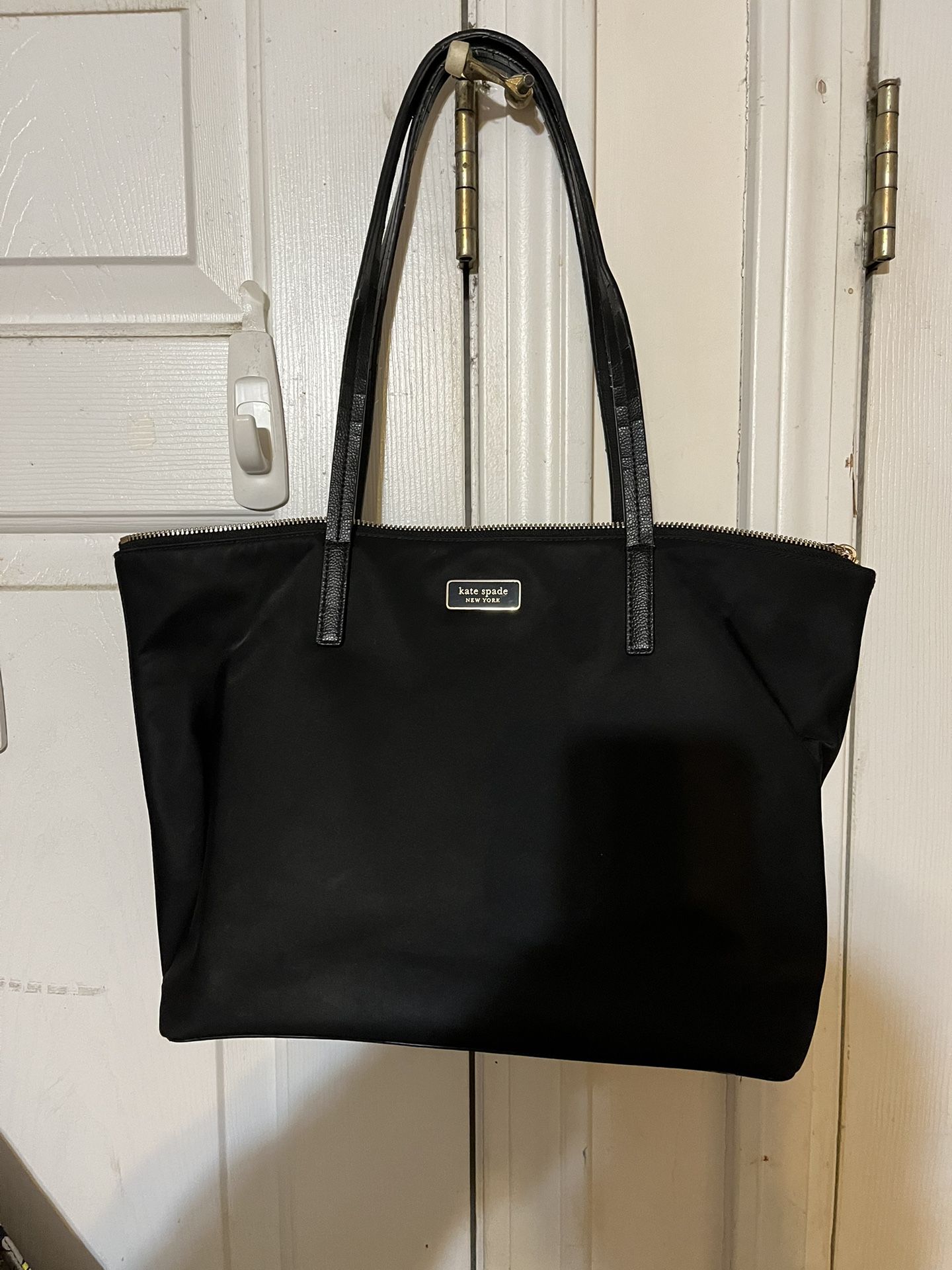 Kate Spade Black Nylon And Leather Medium Size Bag Price Is Firm