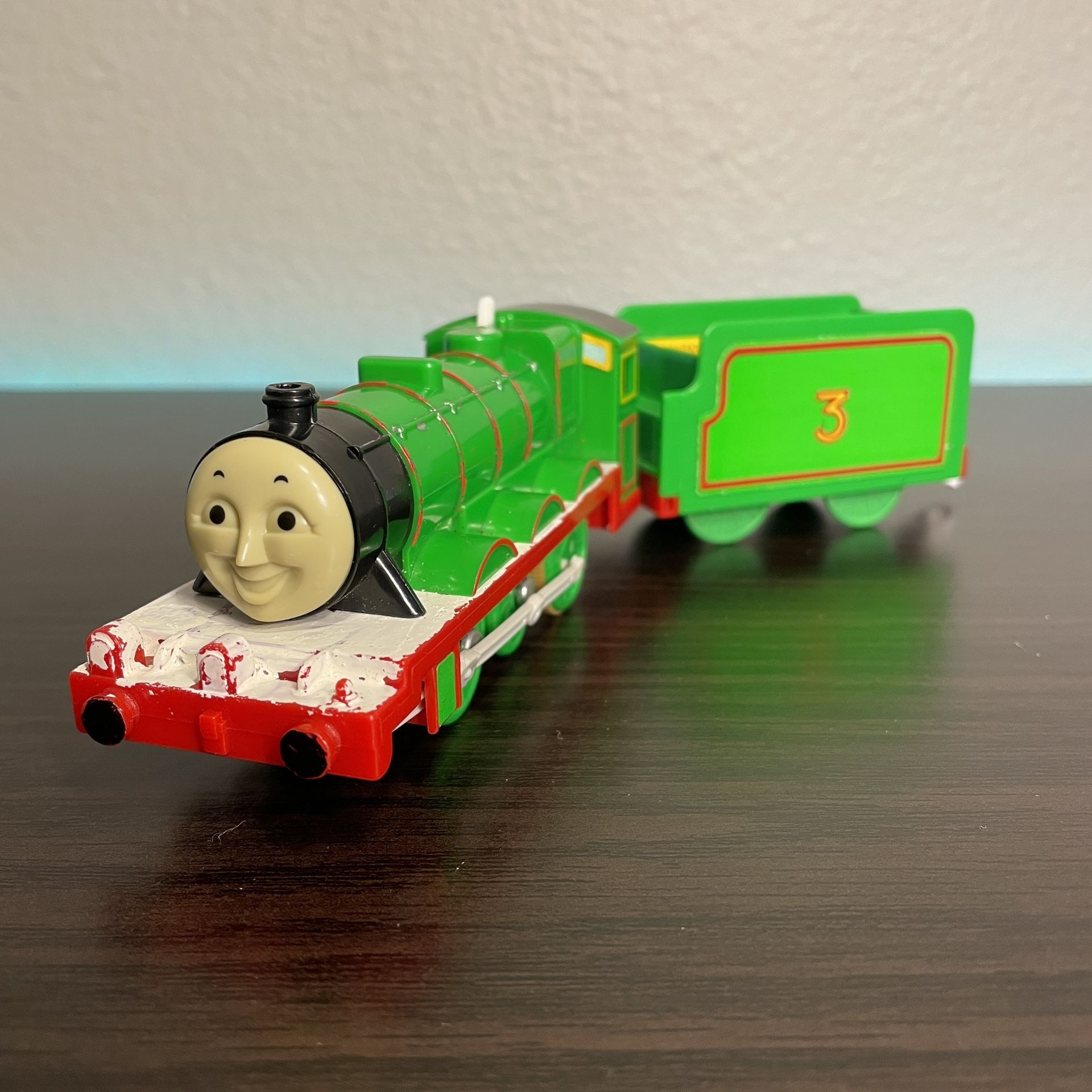 HENRY THE GREEN ENGINE Thomas Friends TOMY Motorized Toy Train 1(contact info removed) WORKING