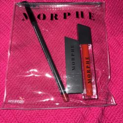 NEW Morphe 3 Piece Lip Kit SET ~ Lip Gloss + Lipstick + Liner  $50 MSRP