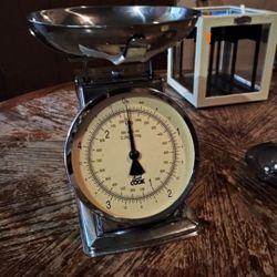 Retro Style Mechanical Good Cook Measuring Food Weight Scale Chrome