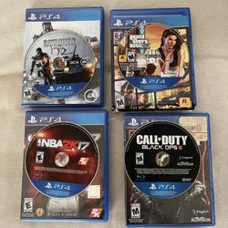 PlayStation 4 Games GTA NBA CALL OF DUTY BATTLEFIELD