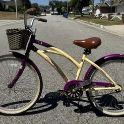 Beach cruiser for kids girl boy lady woman