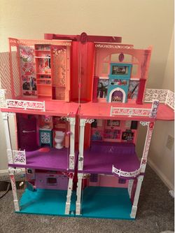 Large 3-Story Barbie Dreamhouse (2015 Model) - Local Pickup Only