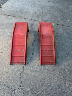 Solid Metal Car Ramps