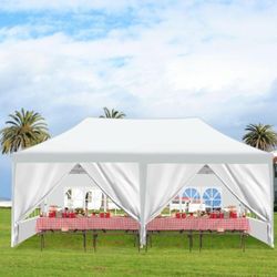 Large Size Family Hi. Enclosed Shelter Event Party Big 10x20 Tent New 👑 150 each only 2 more left New. Strong. Stabilized.  With removable sidewalls 