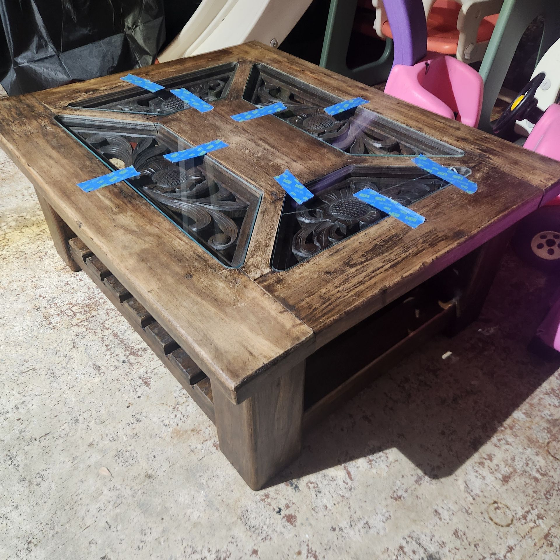 Coffee table solid wood