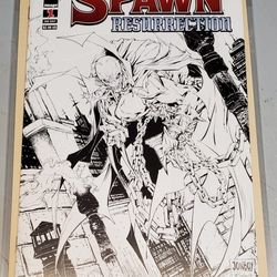 Image Comics Spawn Resurrection 1 Sketch Variant Cover