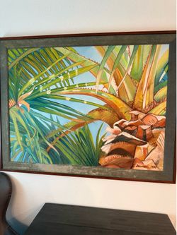 Large painting by Dawson 1980