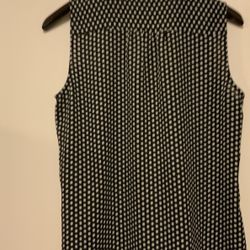 Sleeveless Blouse Pockadots