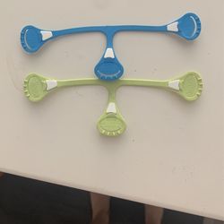 Two Snapi Cloth Diaper Fasteners