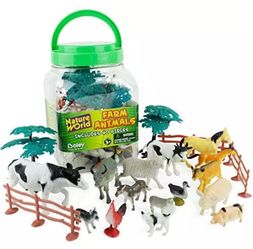 Farm Animals Bucket 40 Pcs