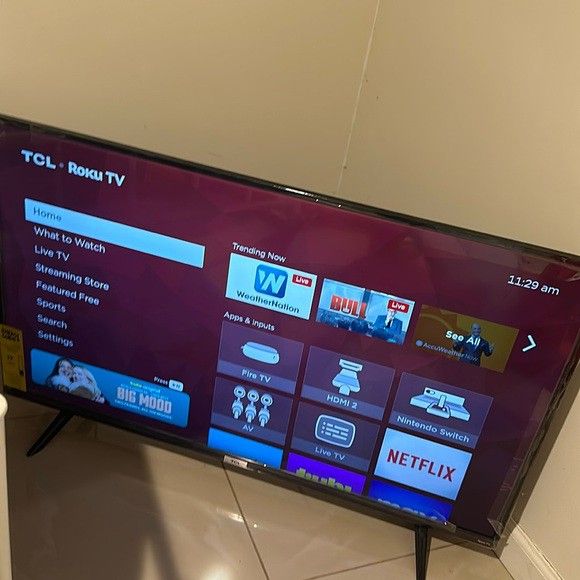 TCL Roku Flat Screen
