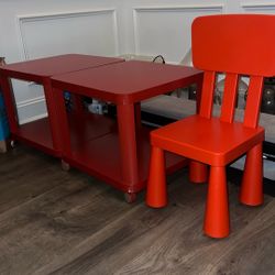 Child Chair & Nightstands 